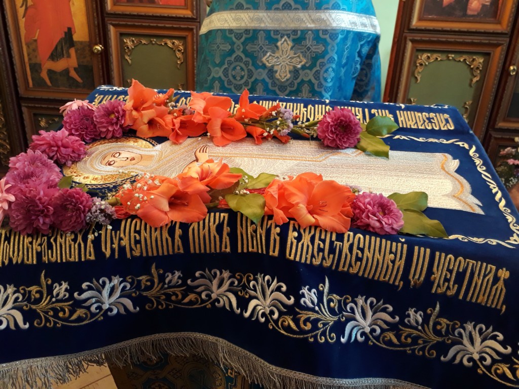 Успение Пресвятой Богородицы в Елисаветинском больничном храме. Совершили Божественную Литургию и праздничный Молебен.